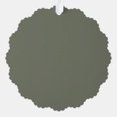 Matte & Glitzer Moss Paper Ornament Card (Benutzer Karte (Rückseite)