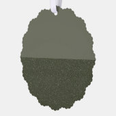 Matte & Glitzer Moss Paper Ornament Card (Benutzer Karte (Links)