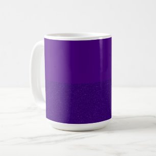 Matte & Glitzer Split Lila Tasse - individuell ein
