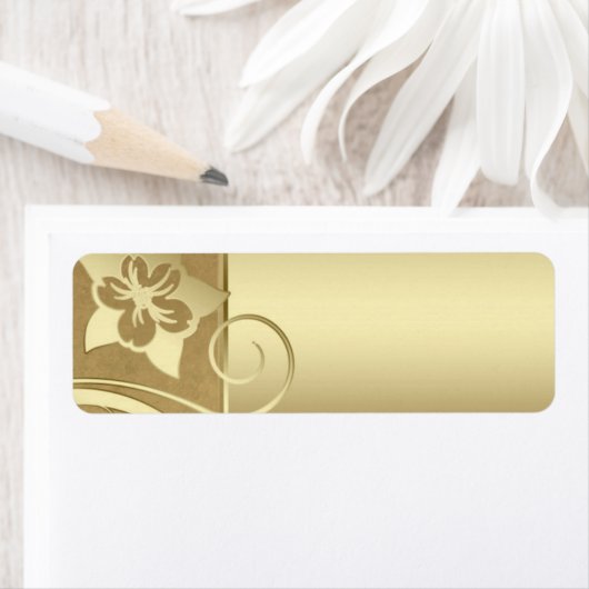 Matte Gold-Etiketten (Insitu)