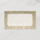 Matte gold glitzernde Visitenkarten oder RSVP-Kart Begleitkarte (Vorderseite)