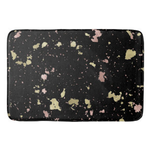 Matte Gold und Rose Gold Flakes Black
