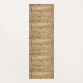 Matte mit einem Holzmuster. (Rückseite)