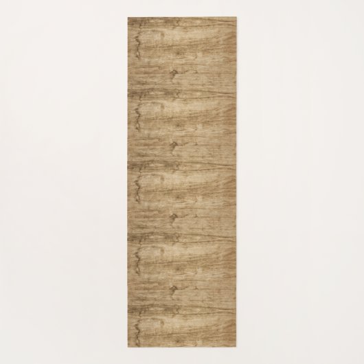 Matte mit einem Holzmuster. (Rückseite)