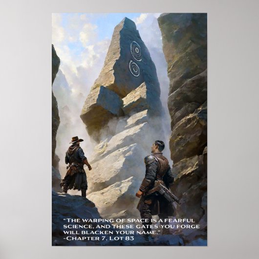 Matte print - Diese Pforten werden geschmiedet Poster (Vorne)