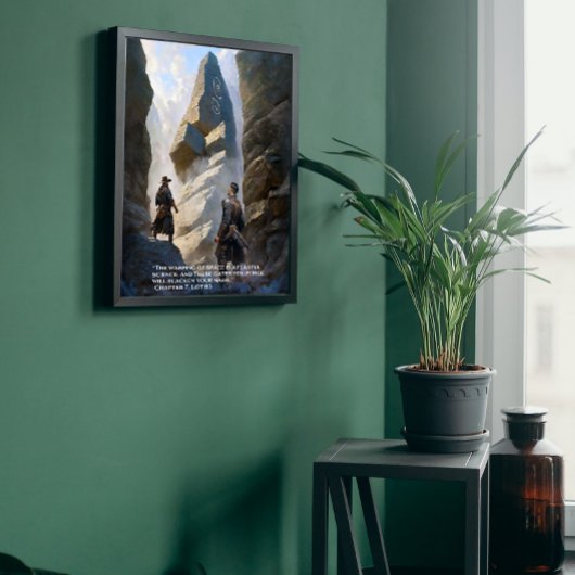 Matte print - Diese Pforten werden geschmiedet Poster