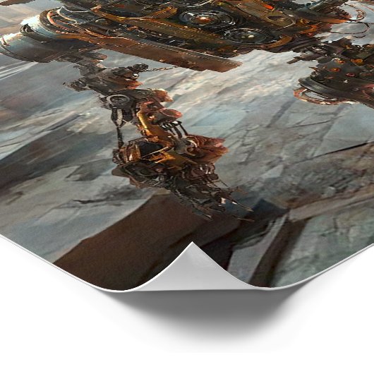 Matte print - Kartograf verlorener Welten Poster (Ecke)