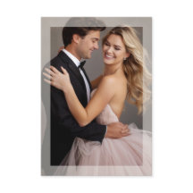 Matte Rahmen Foto Hochzeit goldbeige Gehäuse