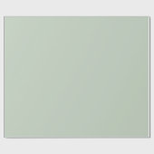Matte Sage Green Gift Wrap Paper  Elegant  Geschenkpapier (Flach)