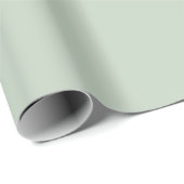 Matte Sage Green Gift Wrap Paper  Elegant  Geschenkpapier (Rolleneckpunkt)