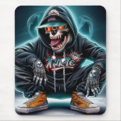 Matte Sourie Rap Serie 1 -3 Mousepad (Vorne)