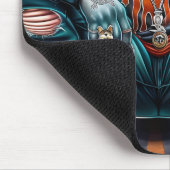 Matte Sourie Rap Serie 1 -4 Mousepad (Ecke)