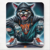 Matte Sourie Rap Serie 1 -4 Mousepad (Vorne)