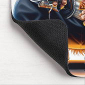 Matte Sourie Rap Serie 1 -7 Mousepad (Ecke)