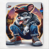 Matte Sourie Rap Serie 1 -8 Mousepad (Vorne)