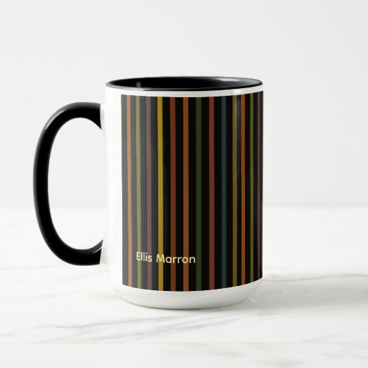 Matte Streifen Tasse (Links)