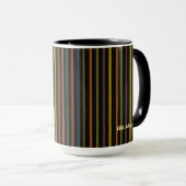 Matte Streifen Tasse (VorderseiteRechts)