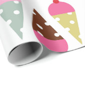 Matte Wrapping Paper, 30" x 6' Geschenkpapier (Rolleneckpunkt)