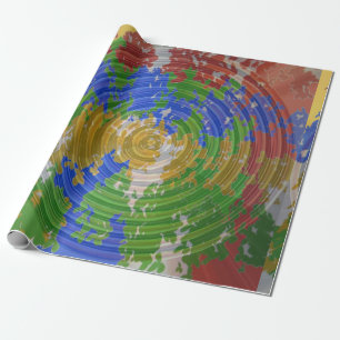 Matte Wrapping Paper Artist schuf Schattierungen i Geschenkpapier
