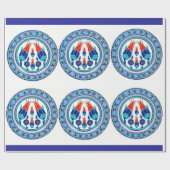 Matte Wrapping Papier Tulpe Geschenkpapier (Flach)