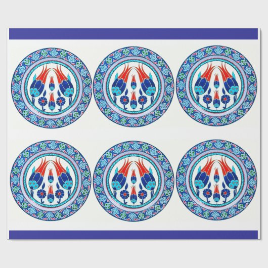 Matte Wrapping Papier Tulpe Geschenkpapier (Flach)