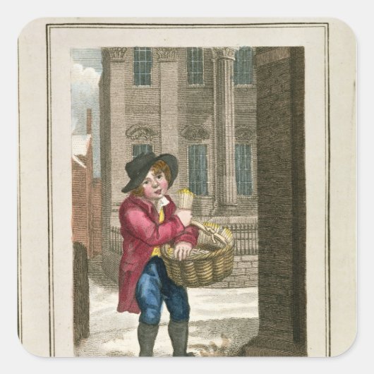 Matten, Herrenhaus Quadratischer Aufkleber (Vorderseite)