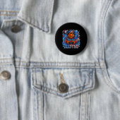 Matteo Meme Italien Brainrot Weihnachten USA-Flagg Button (Beispiel)