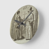 Matteo Ricci (1552-1610) and Paulus Li, from 'Chin Runde Wanduhr (Winkel)