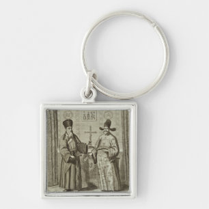 Matteo Ricci (1552-1610) und Paulus Li, von 'Chin Schlüsselanhänger