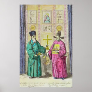 Matteo Ricci und anderer christlich Poster