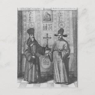 Matteo Ricci und Paulus Li Postkarte