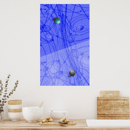 Matter Antimatter Art Print Poster (Küche)