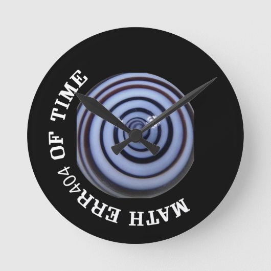 Matter of Time Runde Wanduhr (Vorderseite)
