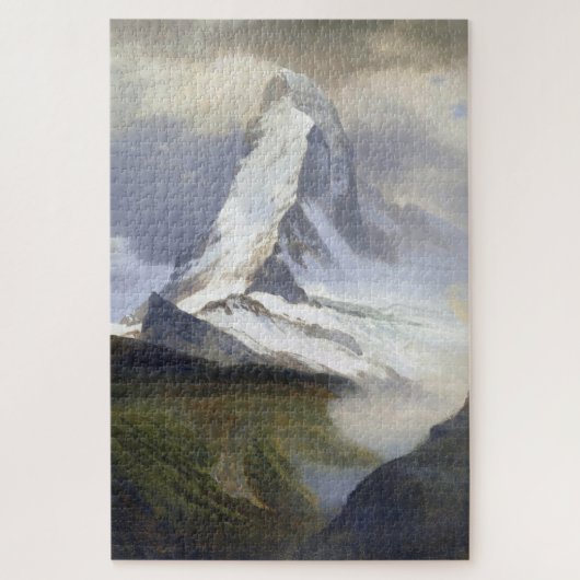 Matterhorn, Albert Bierstadt Puzzle (Vertikal)