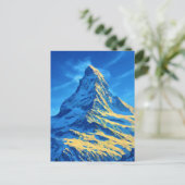 Matterhorn Alpen Feiertagspostkarte (Stehend Vorderseite)