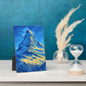 Matterhorn Alpen Fotoplatte (Seite)