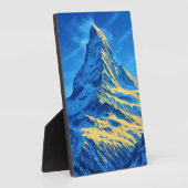 Matterhorn Alpen Fotoplatte (Seite)