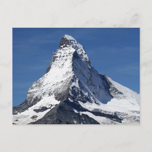 Matterhorn, Alpen Postkarte (Vorderseite)