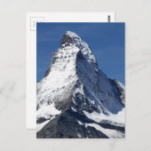 Matterhorn, Alpen Postkarte (Vorne/Hinten)