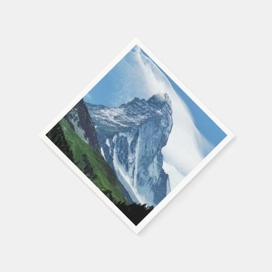 Matterhorn, Alpen Serviette (Ecke)