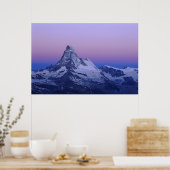 Matterhorn at dawn, Zermatt, Swiss Alps, Poster (Küche)