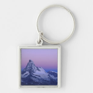 Matterhorn bei Morgengrauen, Zermatt, Schweizer Al Schlüsselanhänger