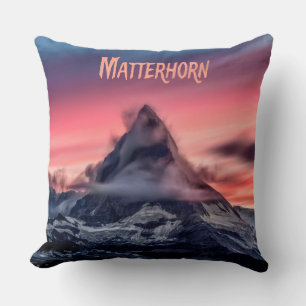 Matterhorn Berg Europa Alpen Schweiz Italien Kissen