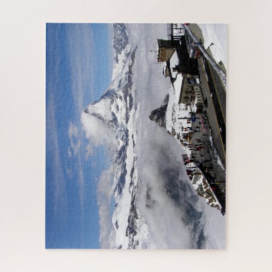 Matterhorn-Berg in der Schweiz Puzzle (Vertikal)