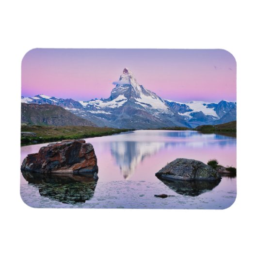 Matterhorn-Berg in Zermatt, Schweiz Magnet (Horizontal)