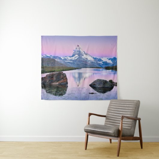 Matterhorn-Berg in Zermatt, Schweiz Wandteppich (Beispiel (Horizontal))