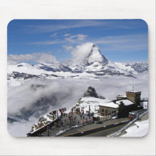 Matterhorn-Berg und Gornergrat Station Mousepad