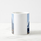 Matterhorn Cool Mountain Design, Schweiz Kaffeetasse (Mittel)