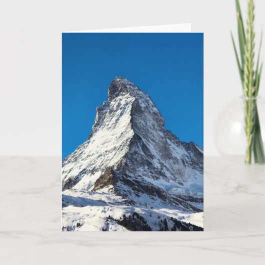 Matterhorn-Foto Karte (Vorderseite)