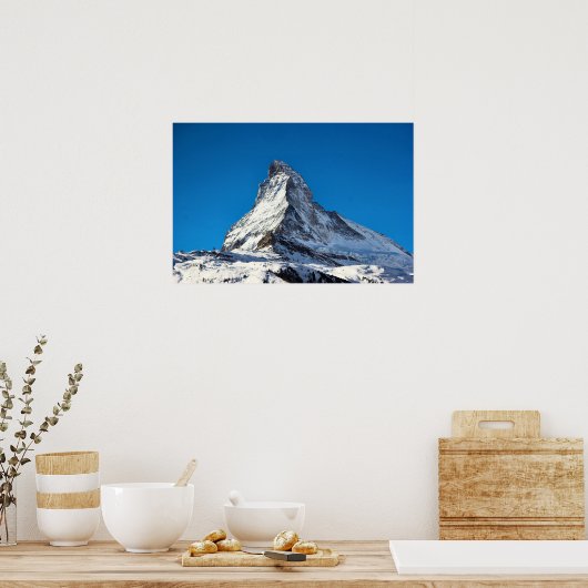 Matterhorn-Foto Poster (Küche)